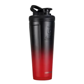 36oz Ice Shaker - Red Black Ombre