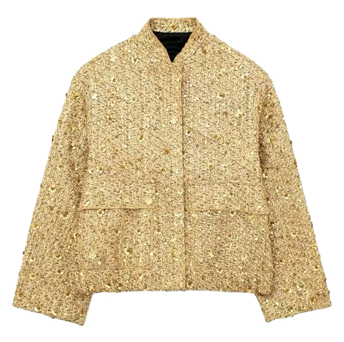 A&A Luxe Sparkle Long Sleeve Jacket