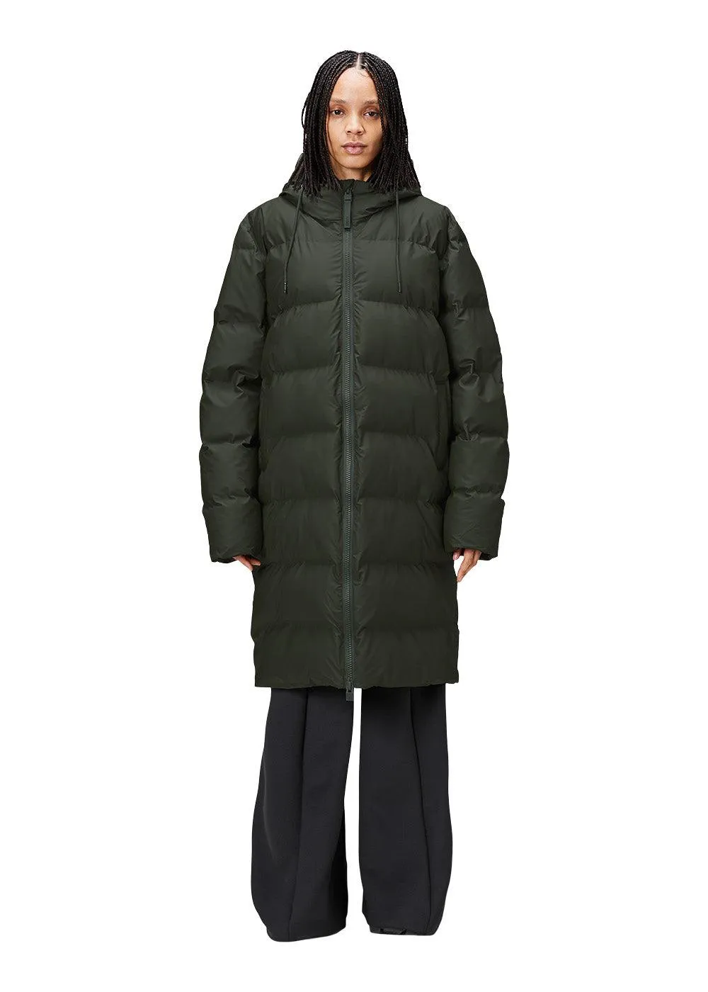 Alta Longer Puffer Jacket W3T4 - Green