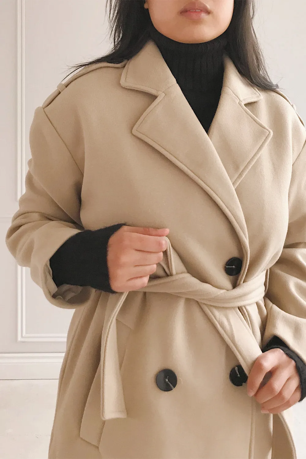 Argenteuil | Long Buttonned Trench Coat