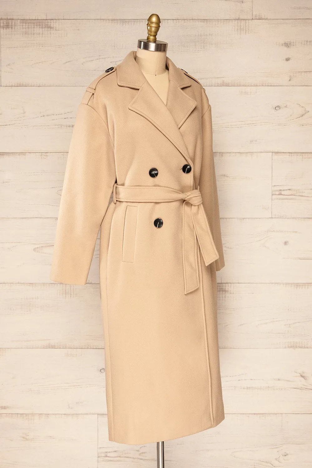 Argenteuil | Long Buttonned Trench Coat