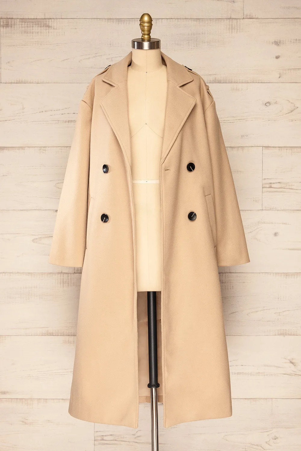 Argenteuil | Long Buttonned Trench Coat