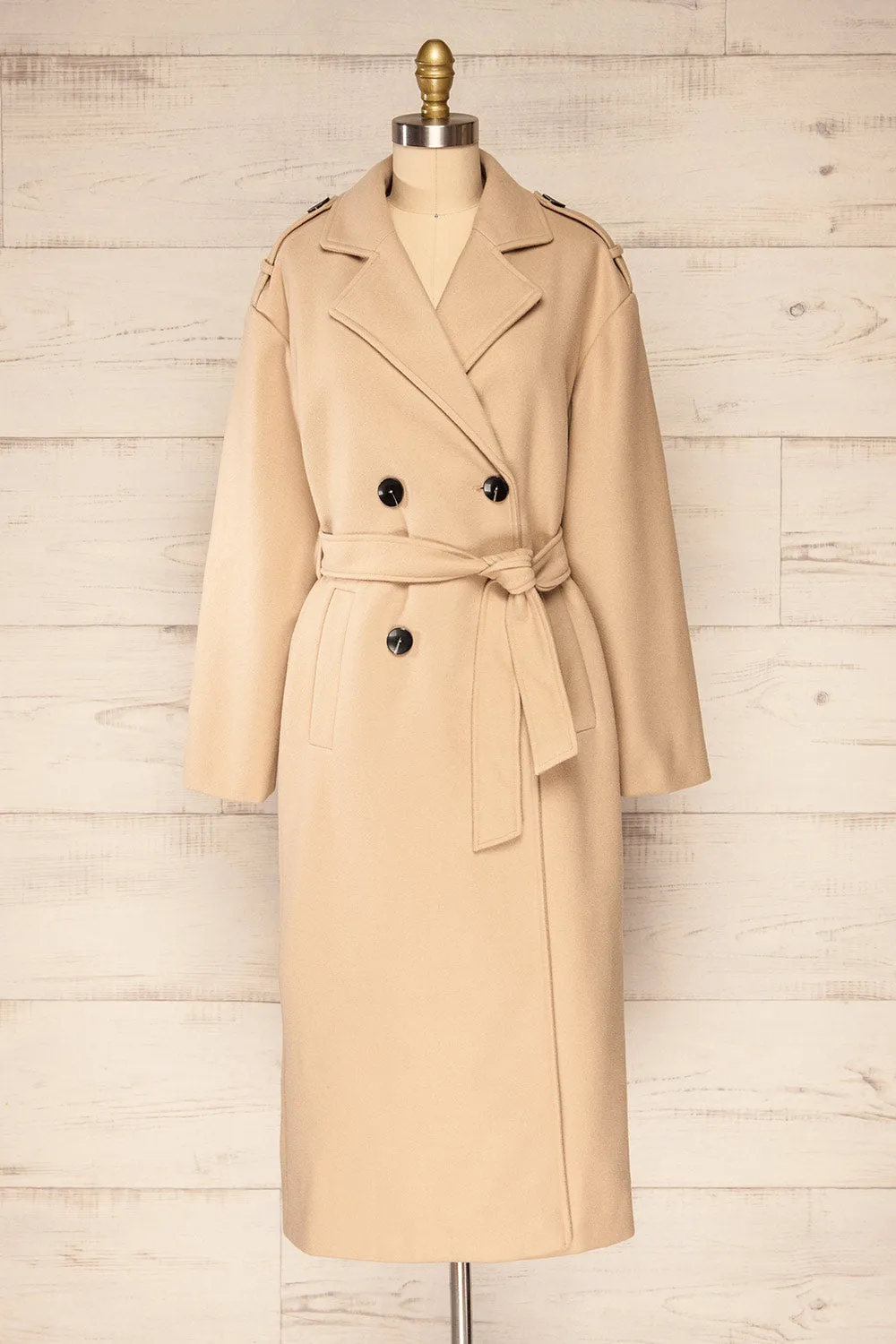 Argenteuil | Long Buttonned Trench Coat