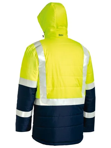 Bisley Taped Two Tone Hi Vis Puffer Jacket(BJ6929HT)