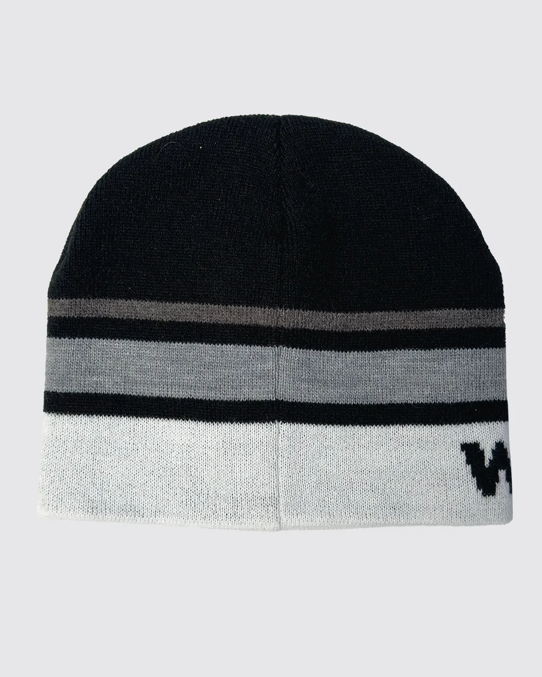 Black/White/Gray Tiered – Tech Beanie