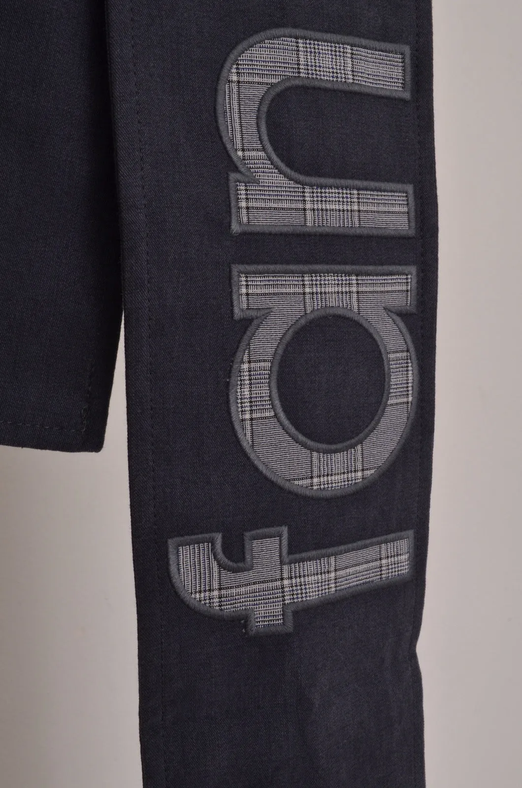 BLOCK CHECK TENCEL LONG COAT