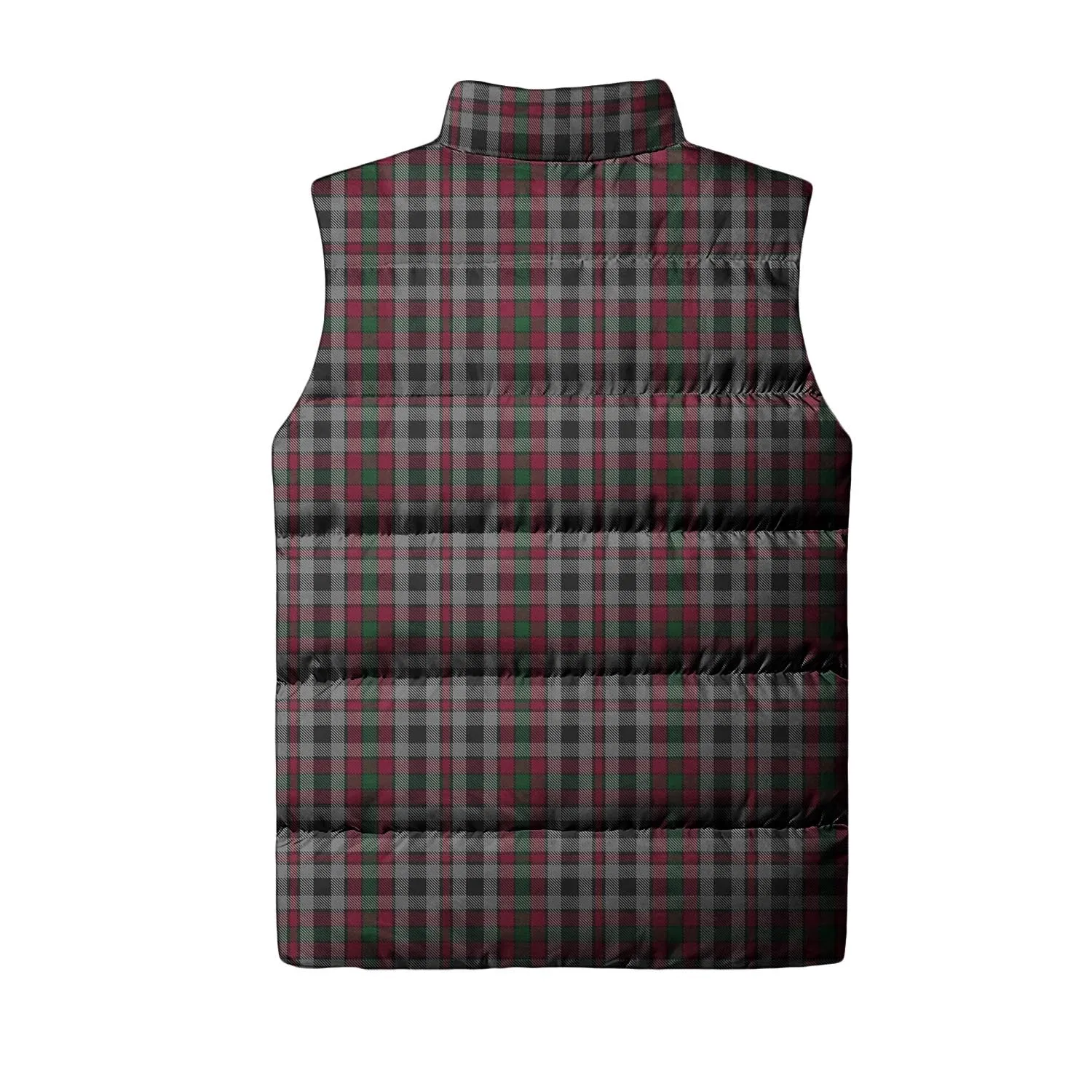 Borthwick Tartan Sleeveless Puffer Jacket with Family Crest