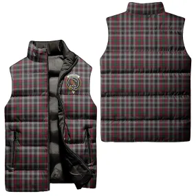 Borthwick Tartan Sleeveless Puffer Jacket with Family Crest