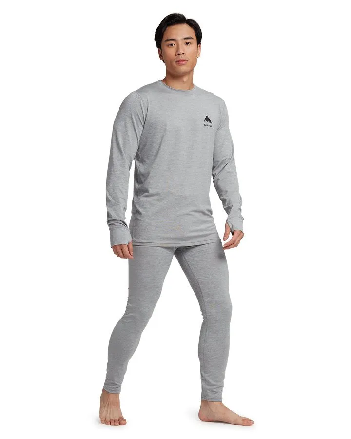 Burton Men's Lightweight X Base Layer Pants - Gray Heather