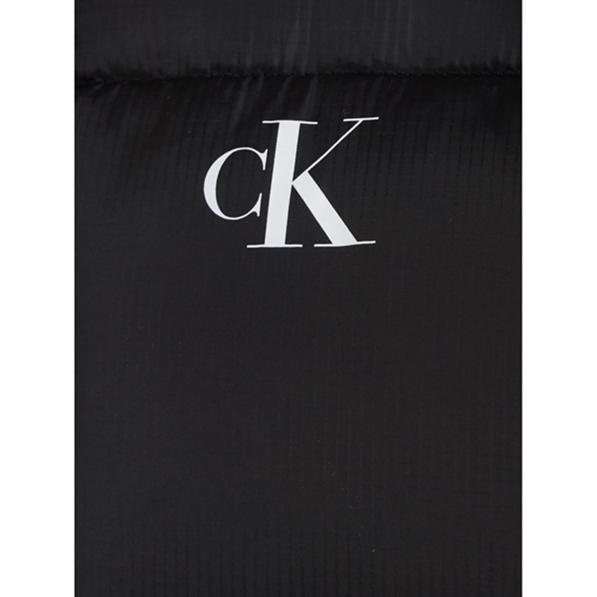 Calvin Klein Ckj Logo Tape Puffer Jacket Ck Black