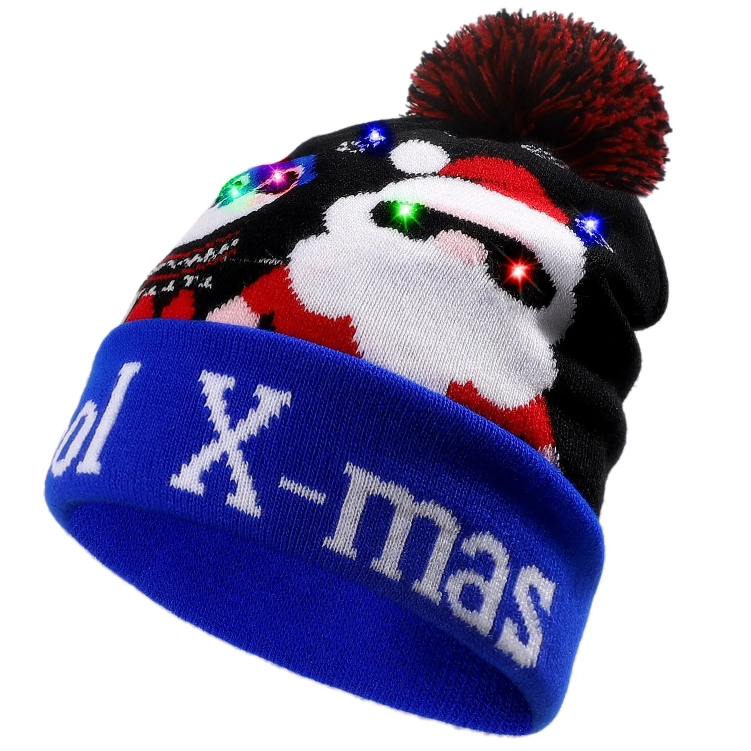 Christmas Knitted LED Beanie