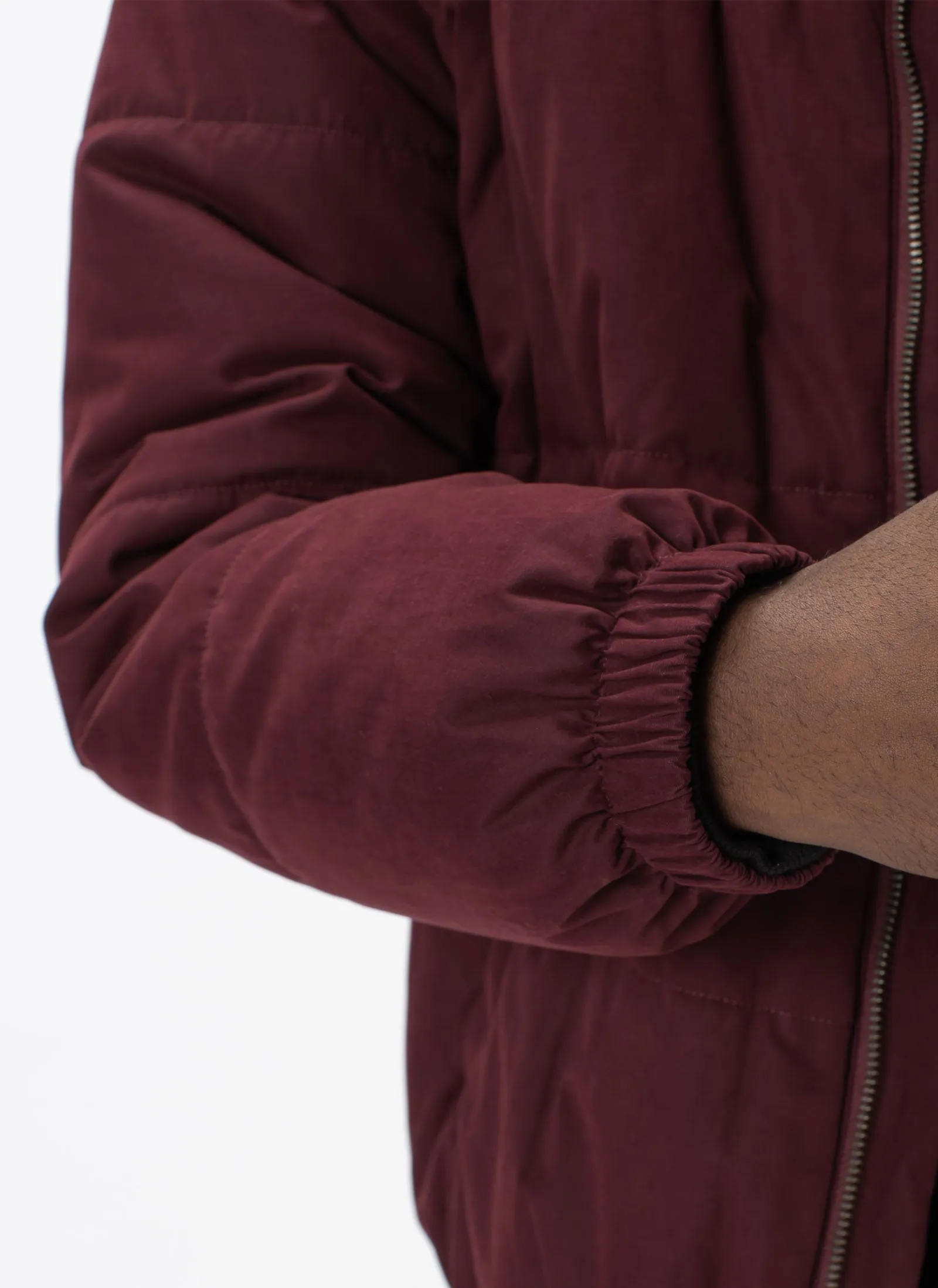 Club Puff Jacket Oxblood