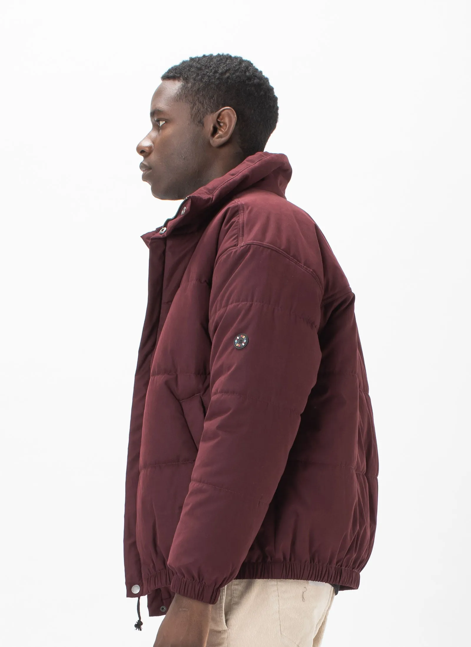 Club Puff Jacket Oxblood