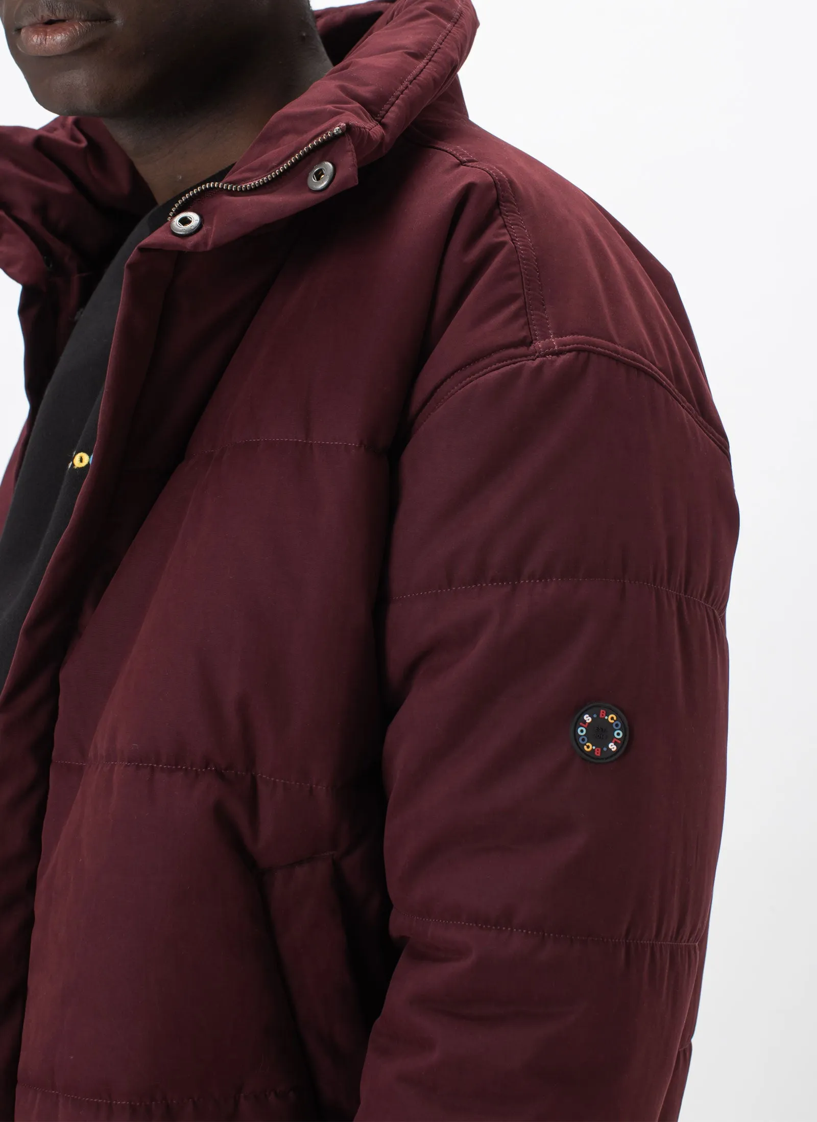 Club Puff Jacket Oxblood