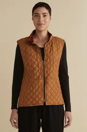 Cut Loose Quilted Parachute Zip Front Vest Fall 2024- Special Order