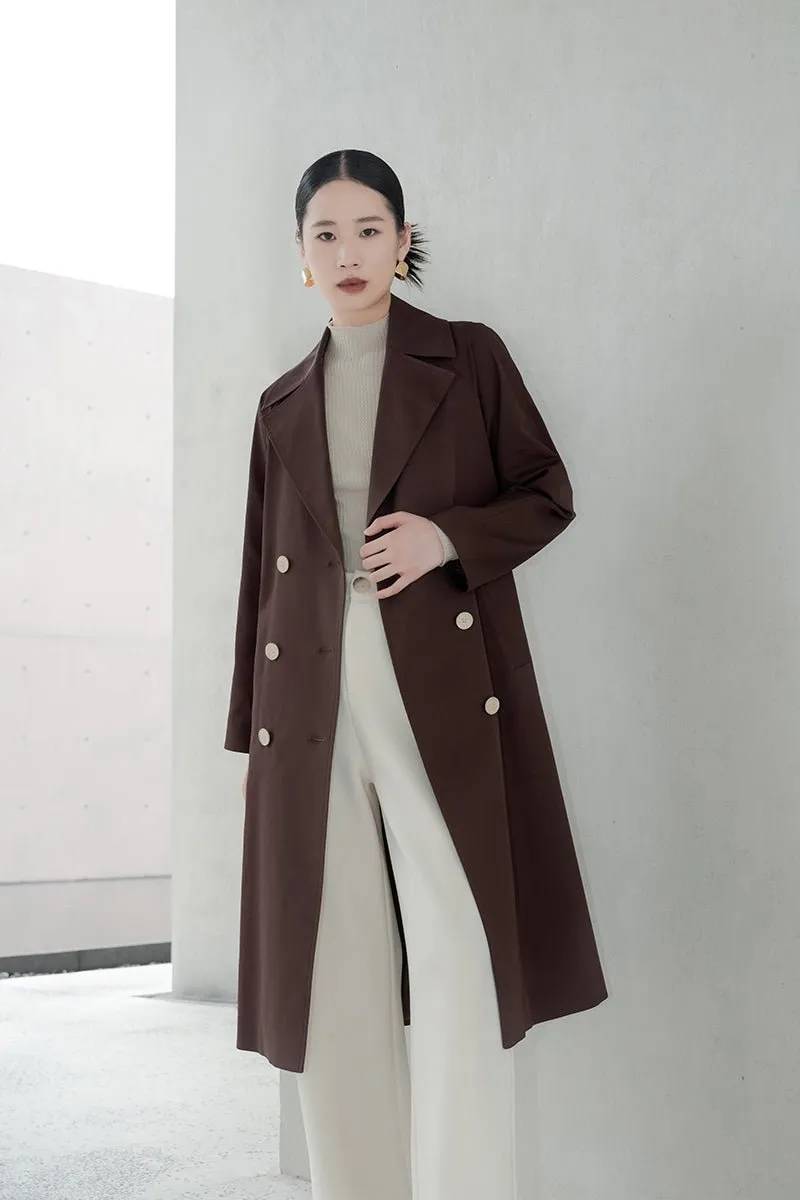 Dark Brown Long Trench Coats