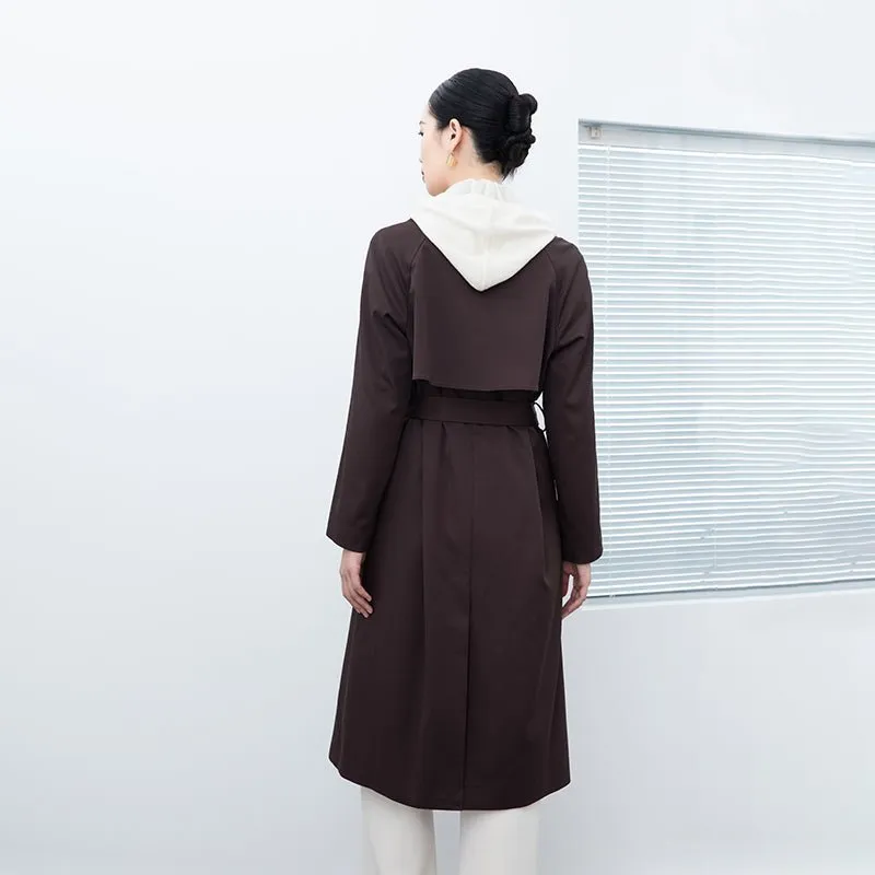 Dark Brown Long Trench Coats