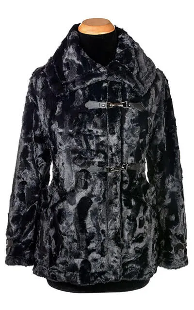 Dietrich Coat - Cuddly Faux Furs (One Small Black / One Med Chocolate Left!)