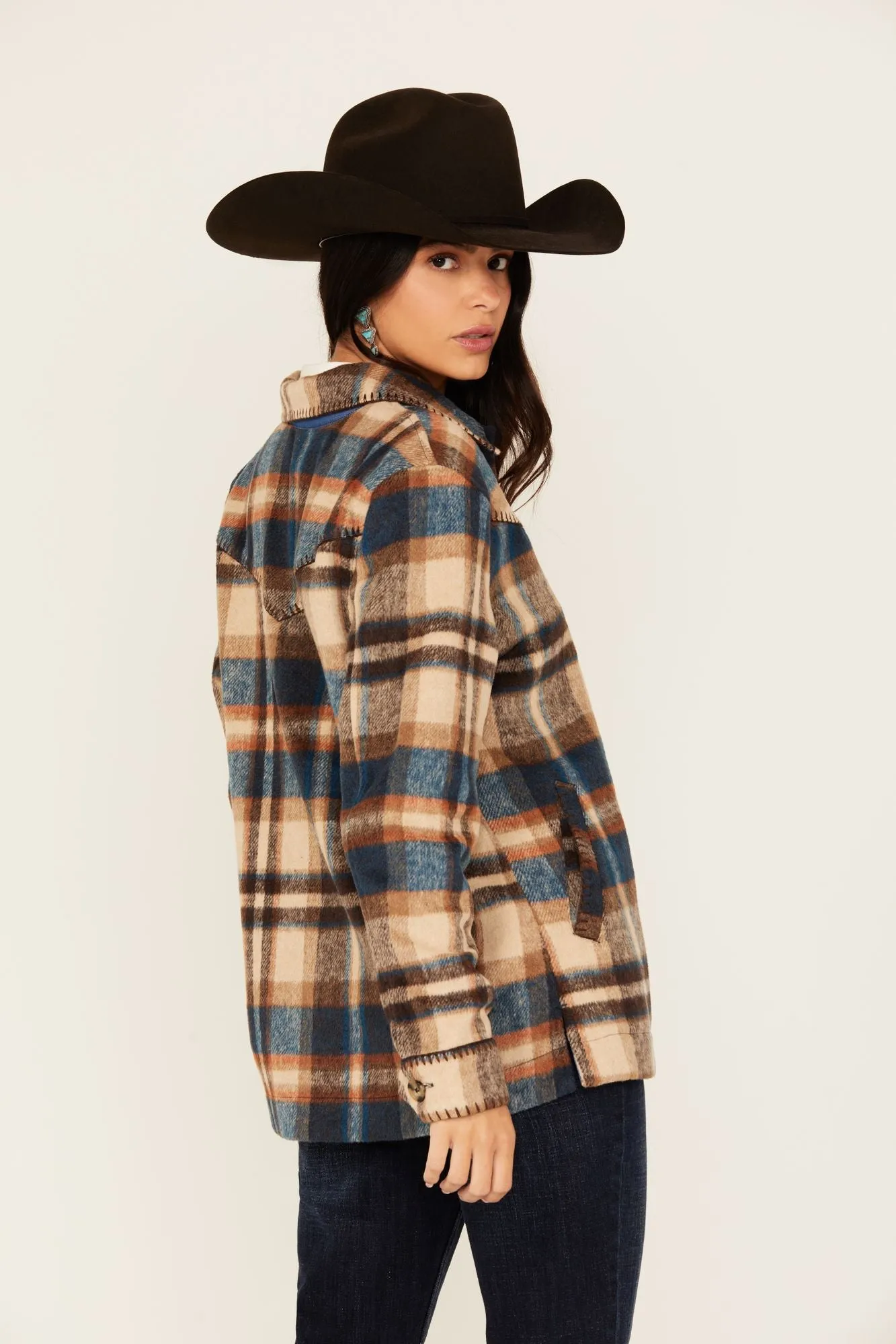 Dowlan Plaid Print Shacket