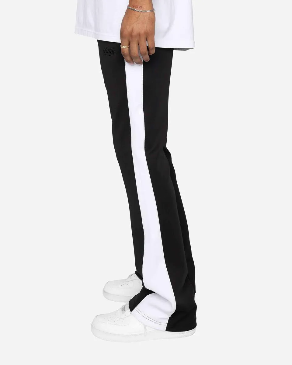 EPTM - Piping Flared Track Pants (Black/White)