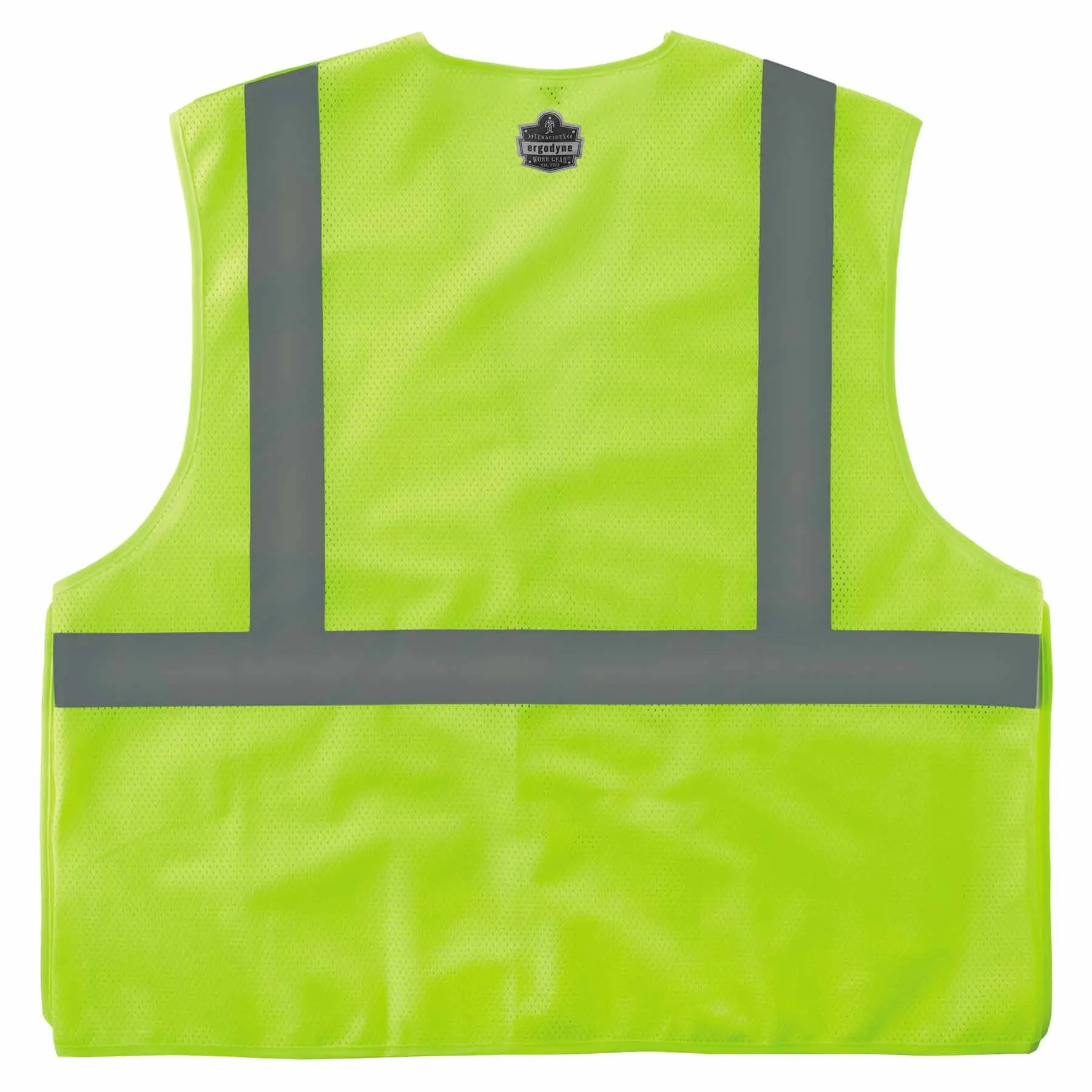 Ergodyne 24547 8215BA-S 3XL Lime Class 2 Economy Breakaway Mesh Vest - Single Size