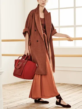 Fashion Casual Warm Double-Breasted Long Coat