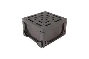 Four-Way Connector for Black Plastic Drain UA-100 Series