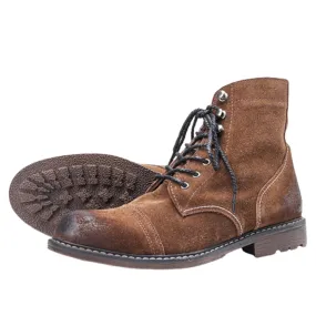 Funki Buys | Boots | Men's Retro Leather Ankle Dress Boots