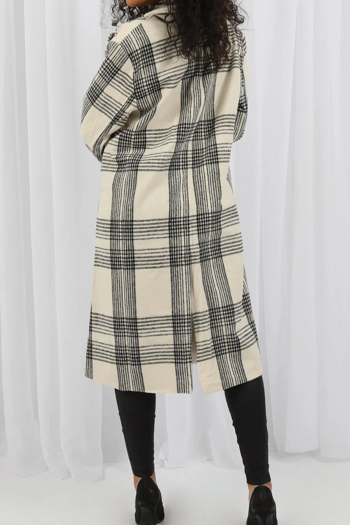 Grid Lock Trench Coat