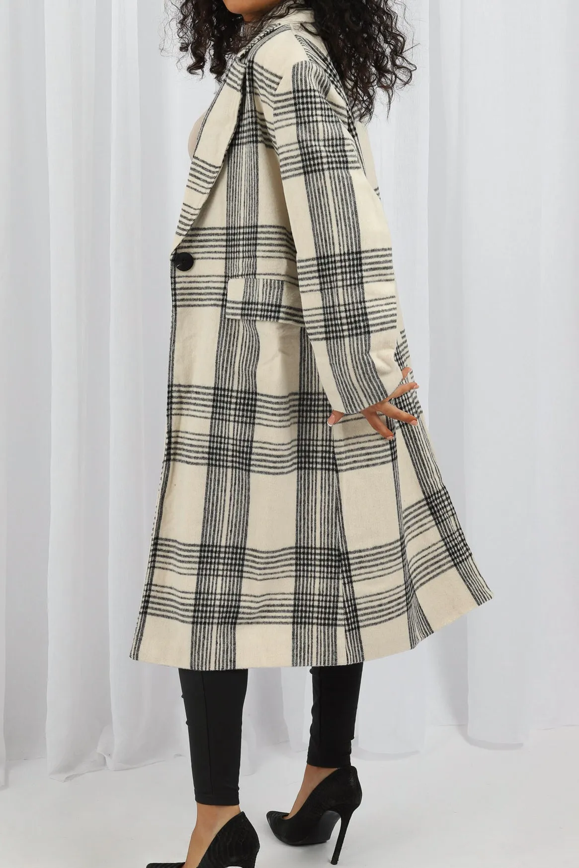 Grid Lock Trench Coat