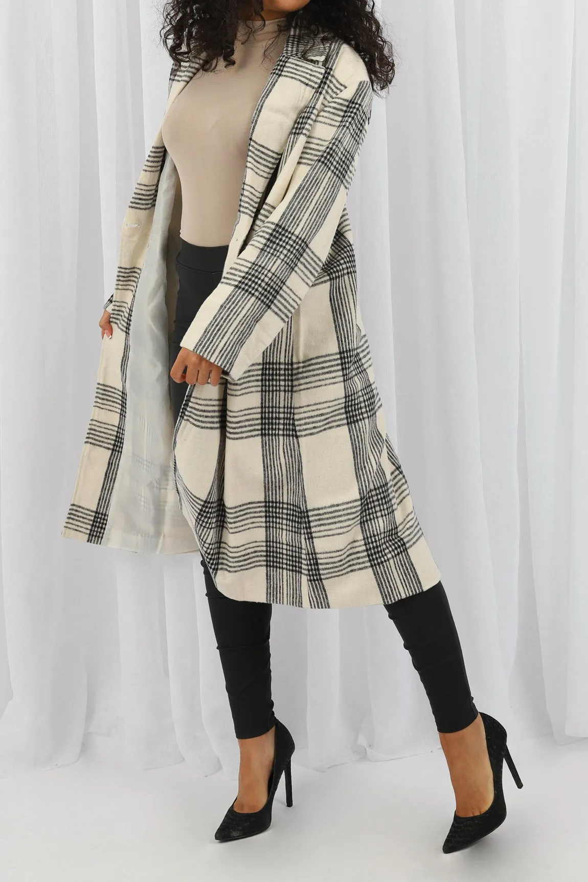 Grid Lock Trench Coat