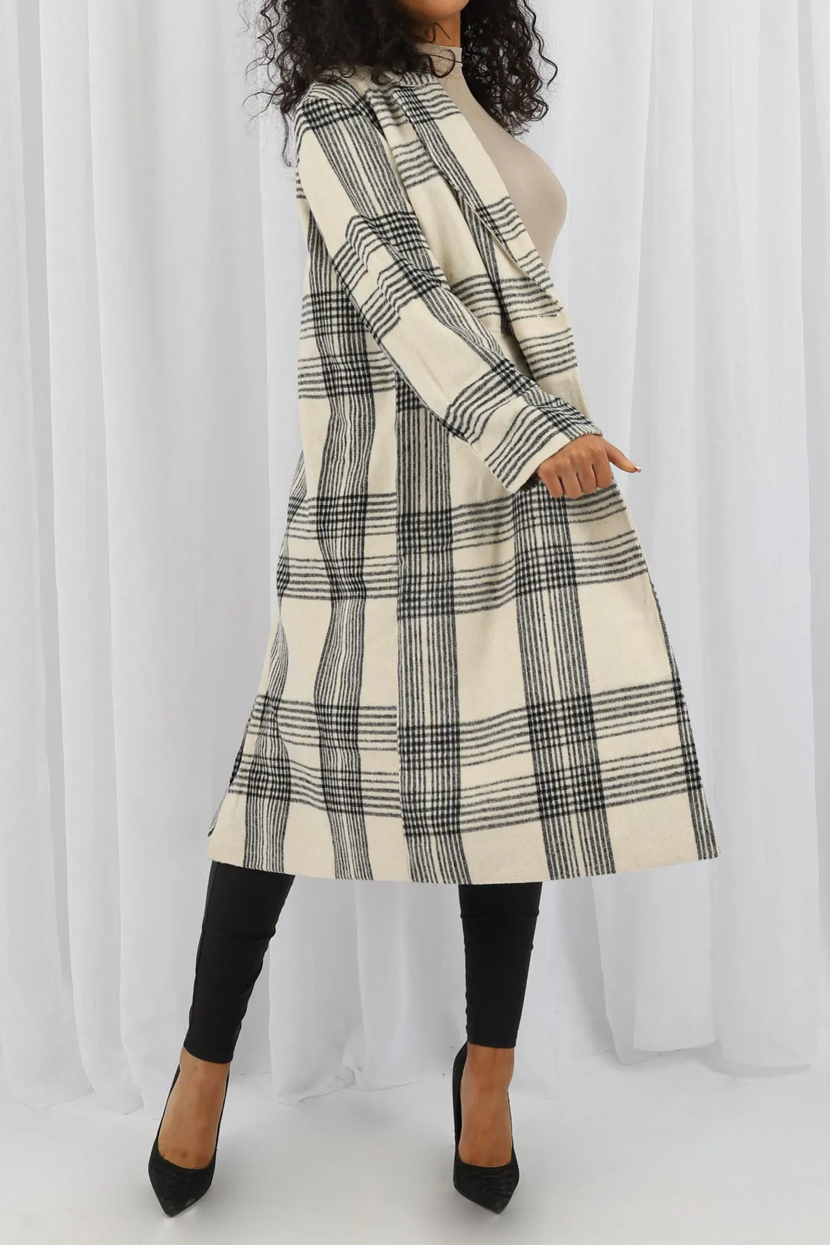 Grid Lock Trench Coat