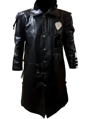 Guardians of The Galaxy Michael Rooker Trench Leather Coat