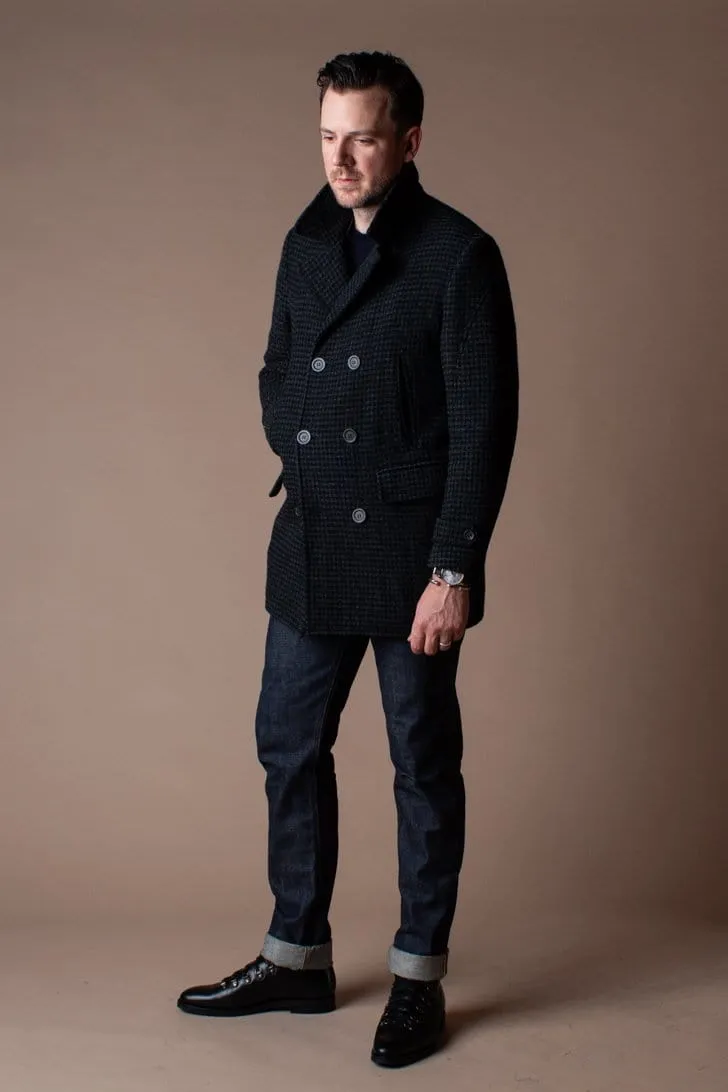 Harris Tweed Peacoat