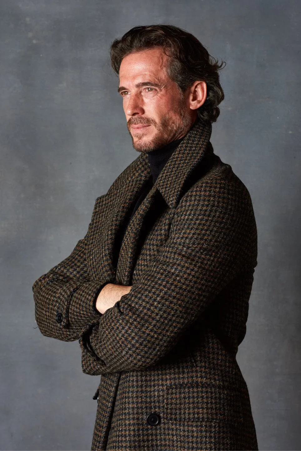 Harris Tweed Peacoat