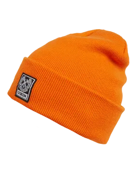 Hi Vis Ribbed Beanie - Orange