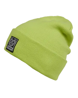 Hi Vis Ribbed Beanie - Yellow