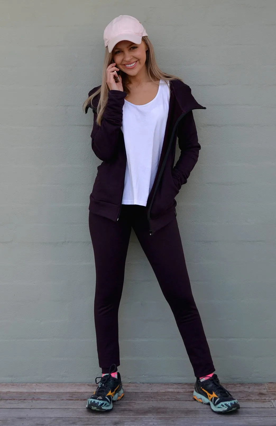 High Waisted Leggings - Fleece