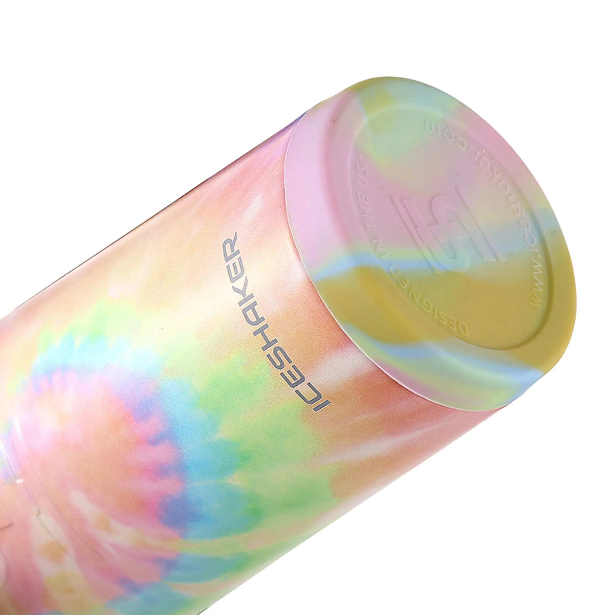 Ice Shaker 4D Series 26oz Shaker Bottle - Cotton Candy Tie Dye