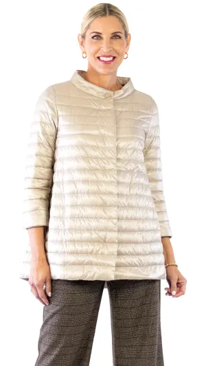 Iconic Rossella Lightweight Puffer Jacket - Chantilly