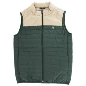 J. Bailey Quilted Vest Forest/Tan 1024-QVest 5107