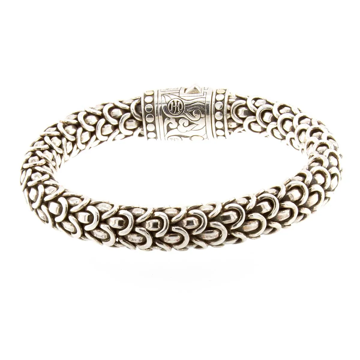 John Hardy Diamond Legends Naga Station Bracelet 11mm