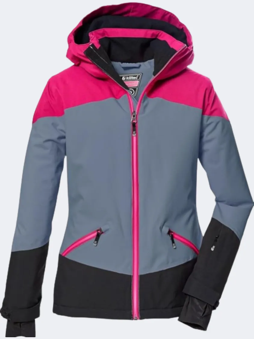 Killtec Ksw 145 Girls Skiing Set Blue Grey/Pink