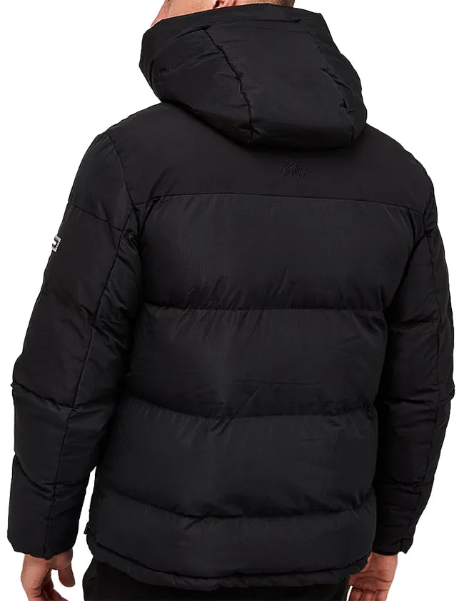 Kings Will Dream Mens Peyton Short Puffer Jacket Black