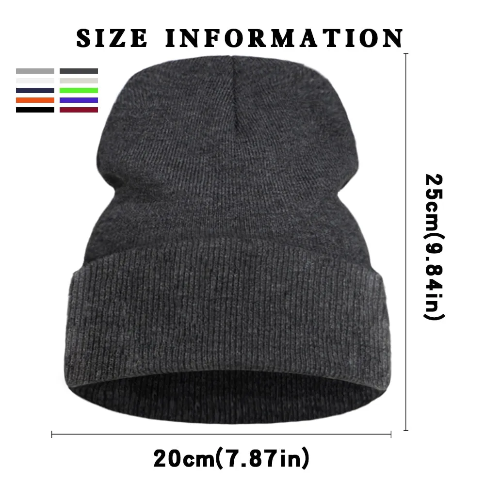 Knitted hat for running outdoor leisure Simple winter hat