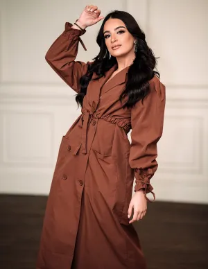 Larisa Drop Shoulder Trench