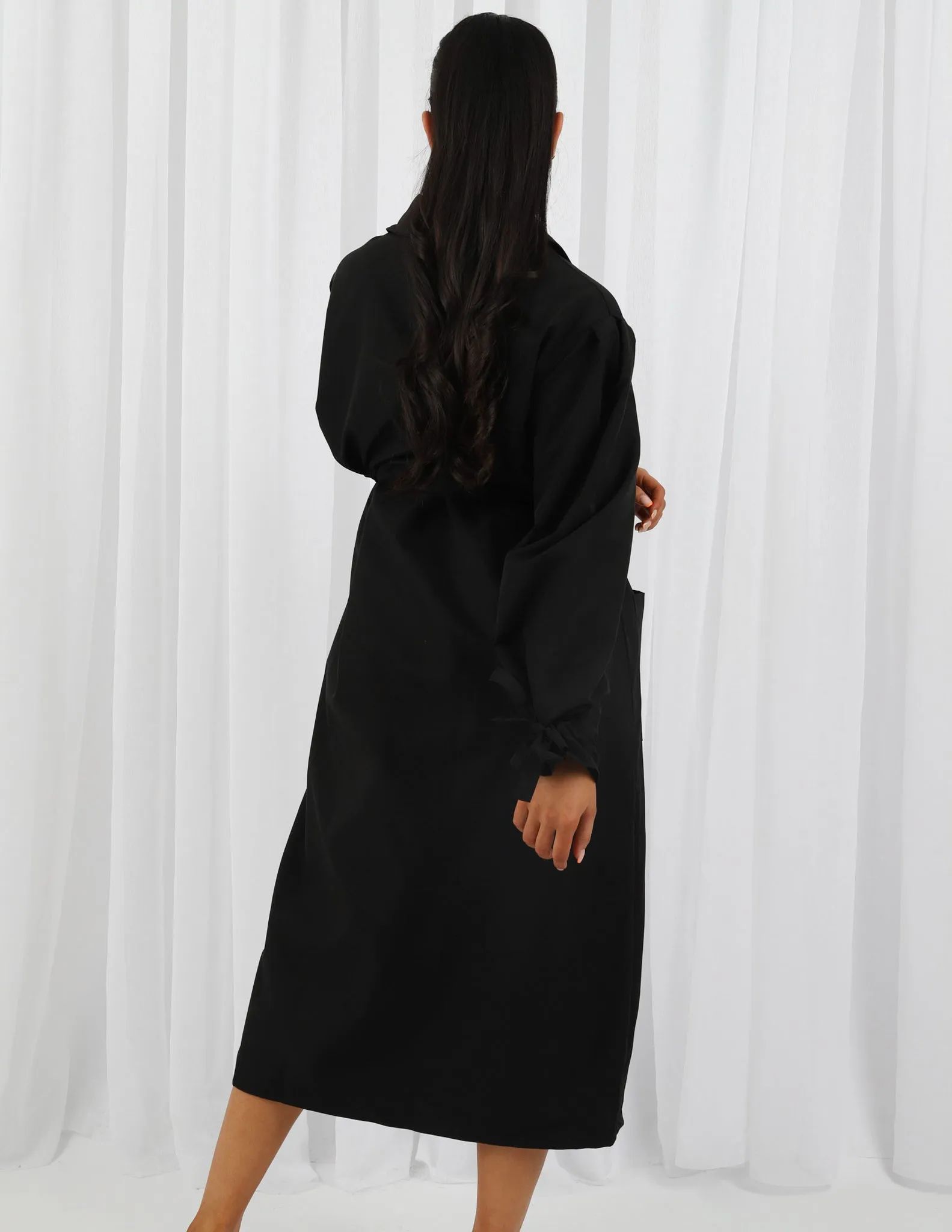 Larisa Drop Shoulder Trench