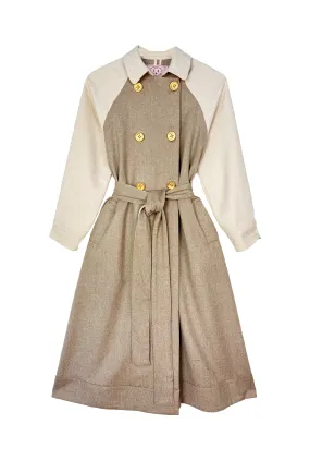 Le Contrast Trench MIDI - Latte