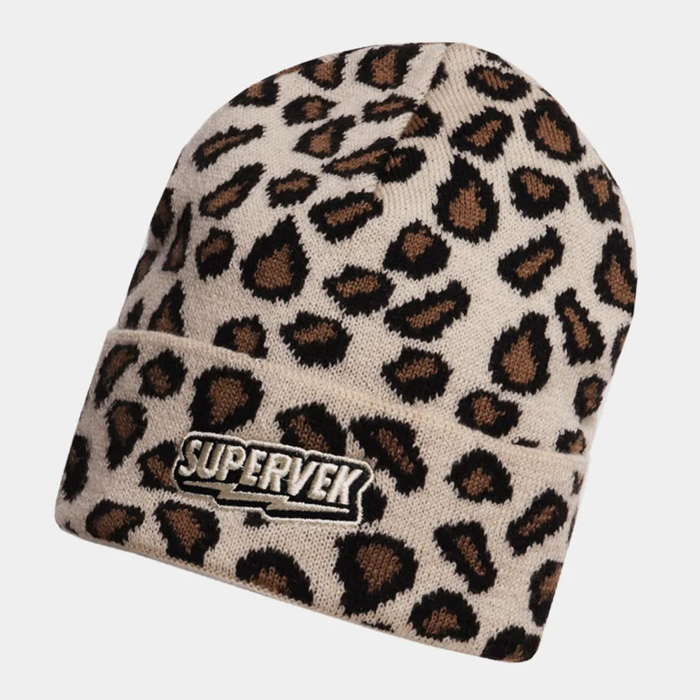 Leopard Beanie