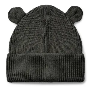 Liewood Gina Beanie Hat | Dark Gray Melange